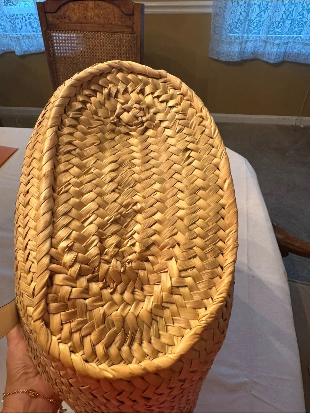 Loewe basket white $650